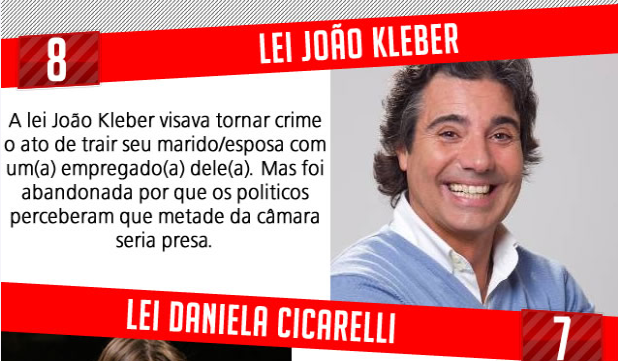 Leis que não foram aprovadas